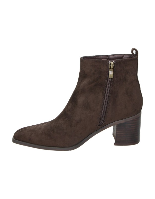 Botines de Tacón ISTERIA para Mujer en Marrón 1328