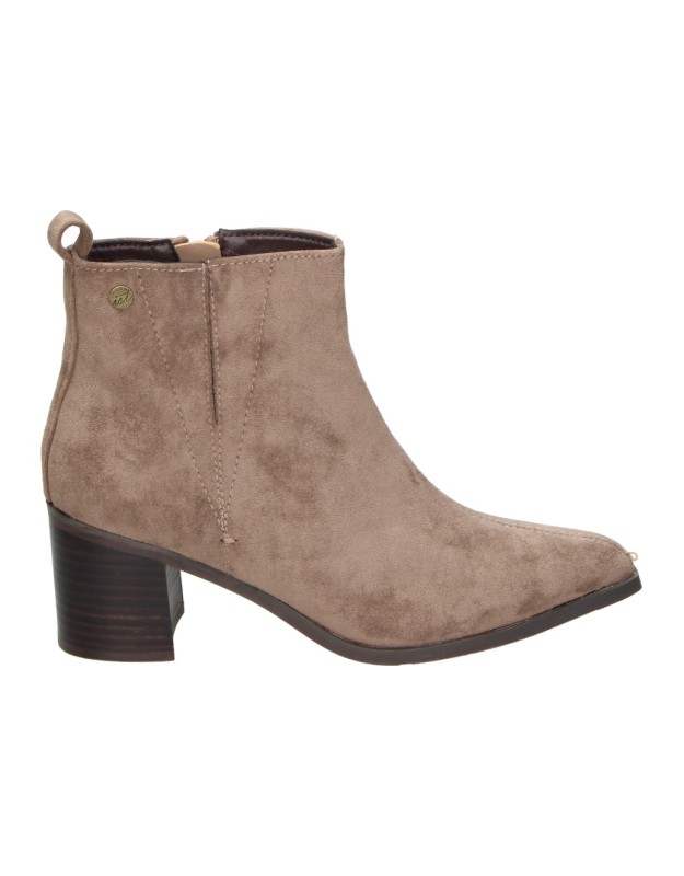 Botines de Tacón ISTERIA para Mujer en Taupe 1328