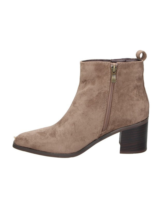 Botines de Tacón ISTERIA para Mujer en Taupe 1328