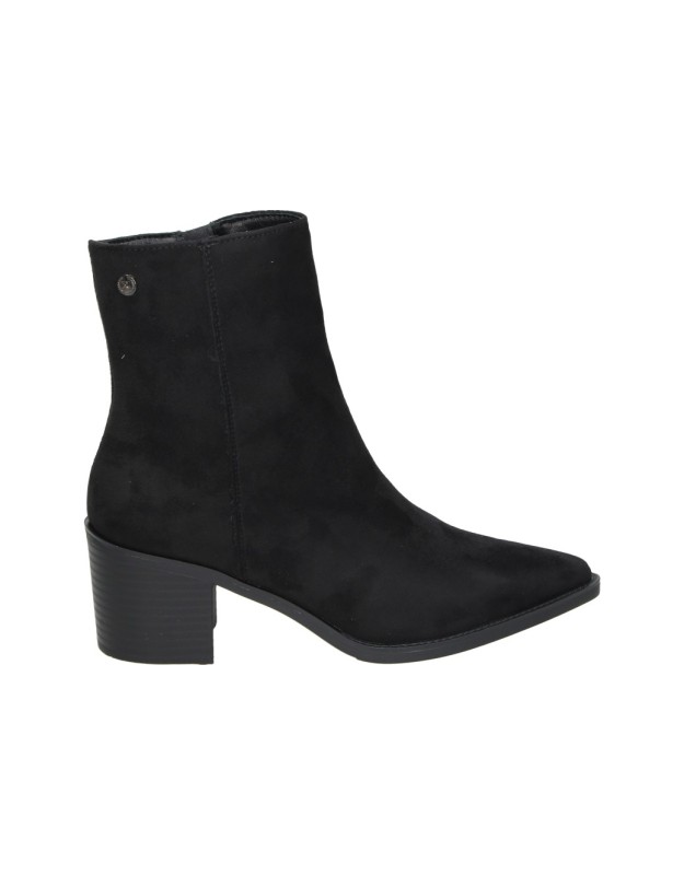 Botines de Tacón XTI para Mujer en Color Negro 146509