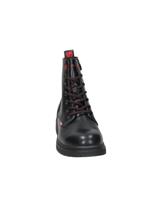 Botines Militares LEVI'S KIDS para Moda Joven Negros vphi0133s-0003