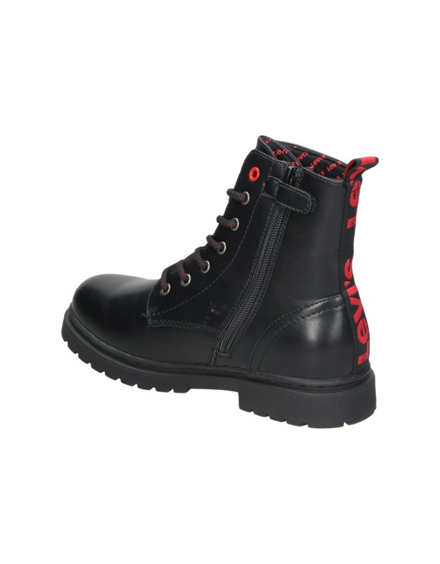 Botines Militares LEVI'S KIDS para Moda Joven Negros vphi0133s-0003