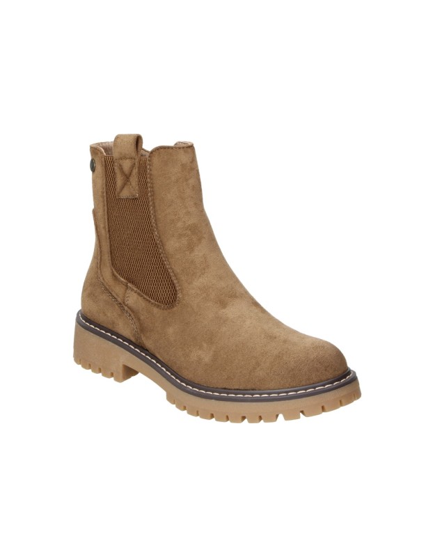 Botines planos REFRESH para Mujer Taupe 173027
