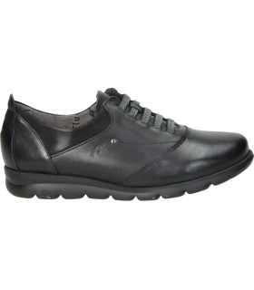 Zapatos FLUCHOS Susan de Piel con Cuña para Mujer Negros F0354