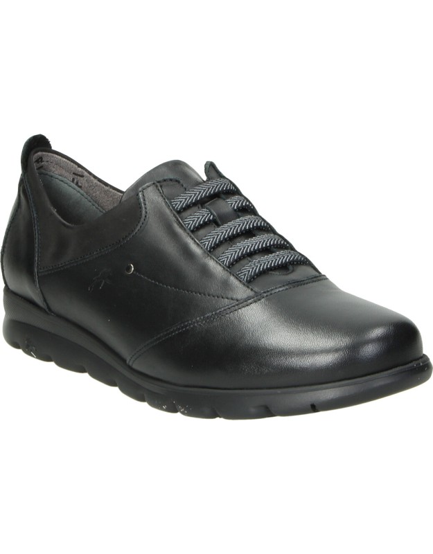 Zapatos FLUCHOS Susan de Piel con Cuña para Mujer Negros F0354