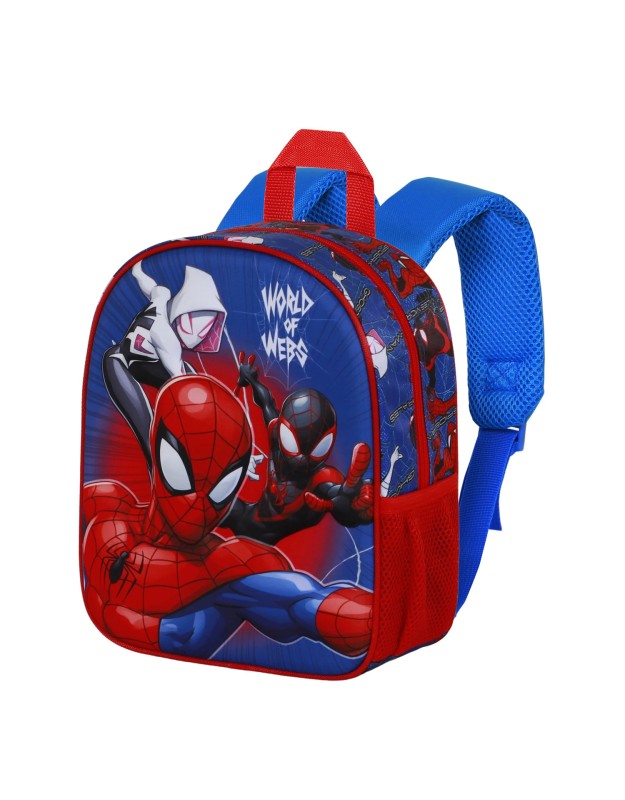 Mochila de Espalda KARACTERMANIA para Niño Roja con Dibujo de Marvel Spiderman 09567