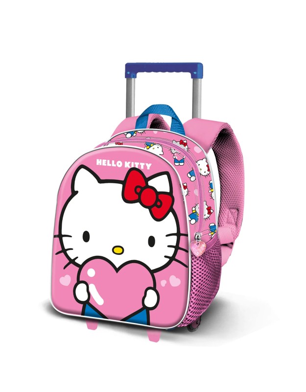 Mochila de Espalda KARACTERMANIA para Niña Rosa con Dibujo de Hello Kitty 09609