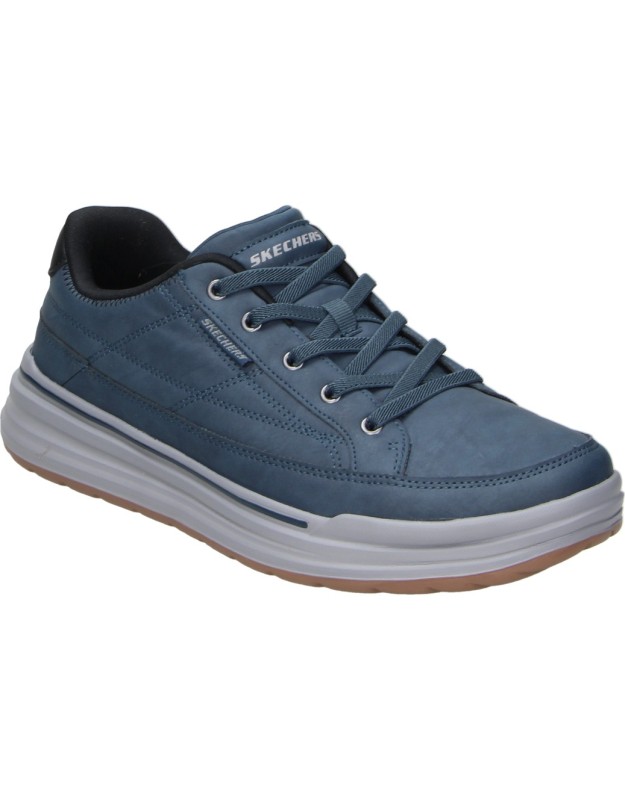 Zapatos SKECHERS Relaxed Fit Sterling Cedrick para Hombre en Azul Marino 211394-nvy