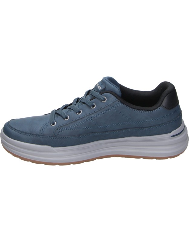Zapatos SKECHERS Relaxed Fit Sterling Cedrick para Hombre en Azul Marino 211394-nvy