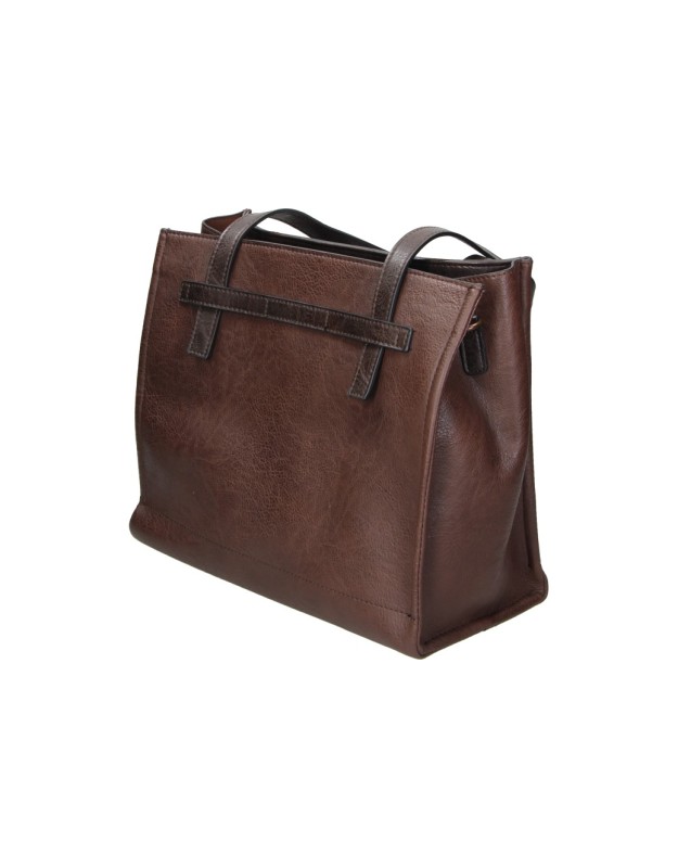 Bolso Shopper REFRESH para Mujer en Color Marrón con Monedero 183429