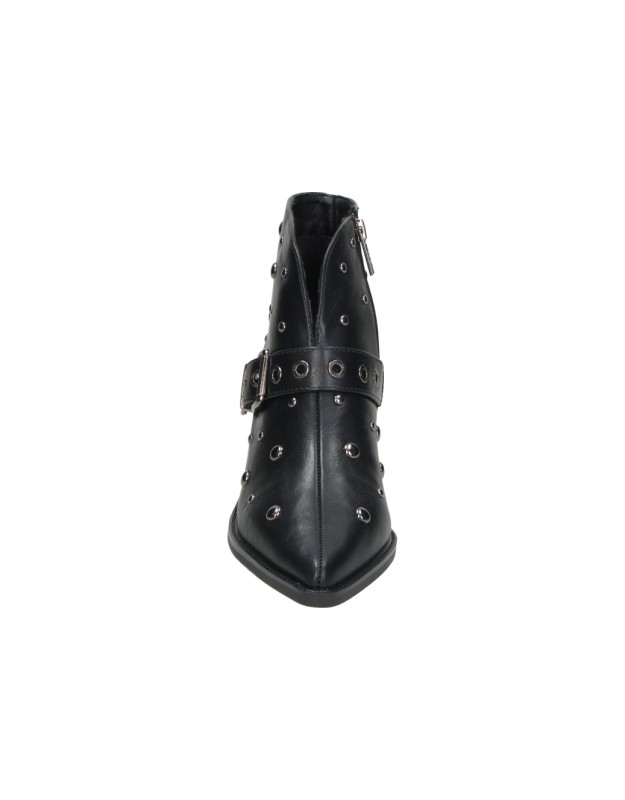 Botines XTI con Tachuelas para Moda Joven color Negro 146499