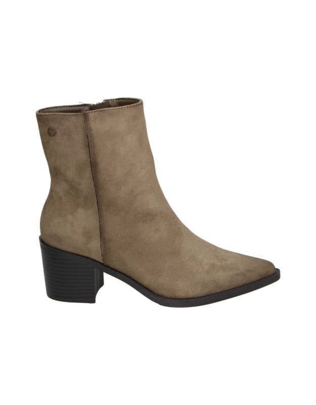 Botines con Tacón XTI para Mujer color Taupe 146509