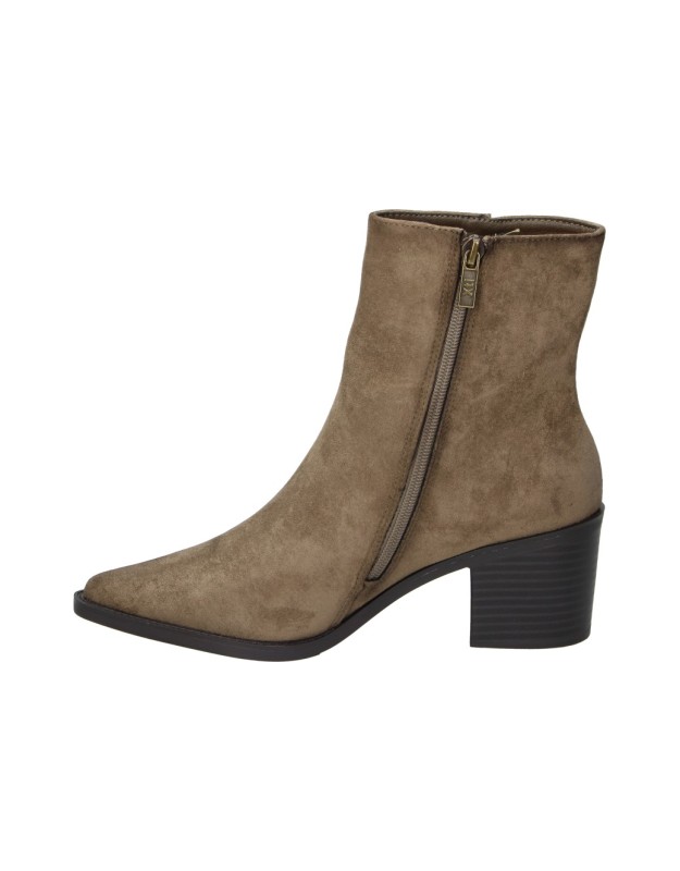 Botines con Tacón XTI para Mujer color Taupe 146509