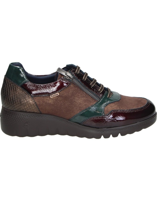 Zapatos FLUCHOS Live de Charol y Piel para Mujer en Marrón F2248