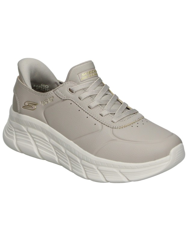 Zapatillas SKECHERS BOBS Sport B Flex para Mujer color Taupe 117394-TPE