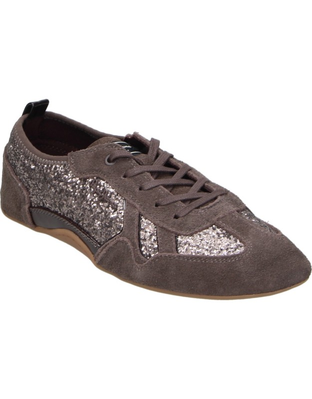 Deportivas PEPE JEANS para Mujer color Marrón Chocolate y Detalles en Purpurina PLS600078-899