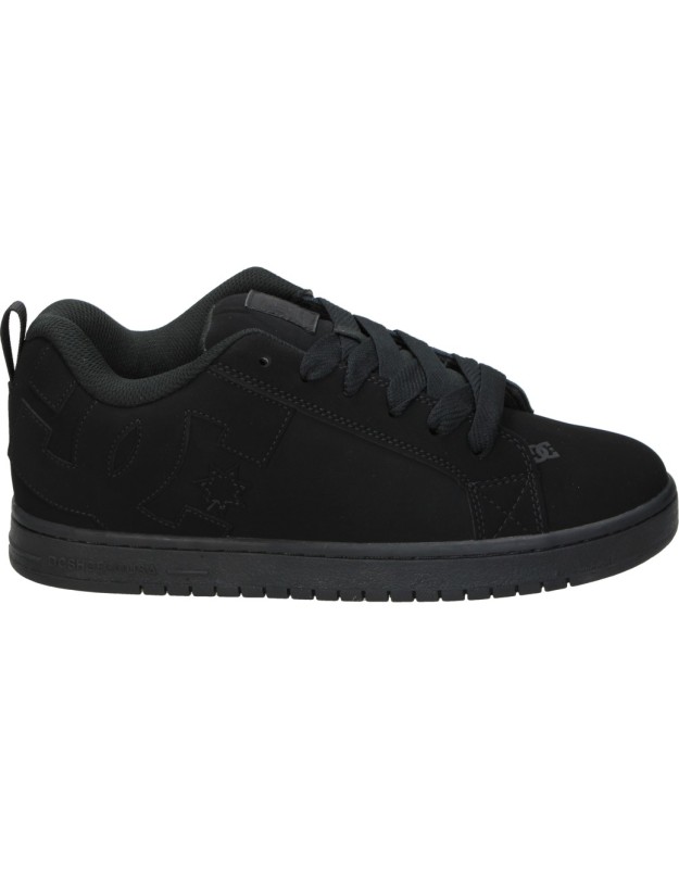 Zapatilla negra DC SHOES Court Graffik para hombre 300529-3bk