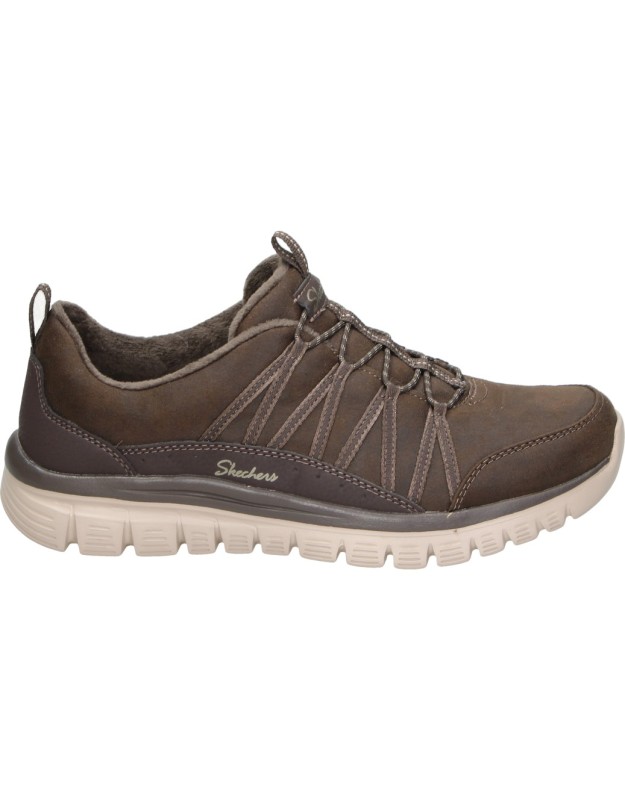 Deportiva Skechers Graceful Cozy Hug marrón de mujer 100889-choc