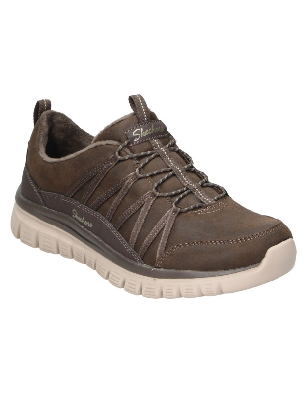 Deportiva Skechers Graceful Cozy Hug marrón de mujer 100889-choc