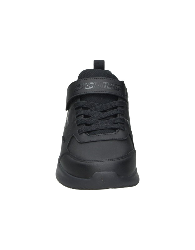 Zapatillas cómodo de niño SKECHERS 405626l-bbk color negro