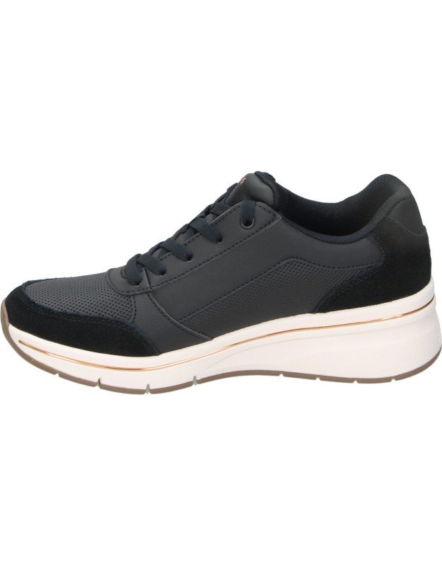 Zapato con cuña Skechers Billion Flex Luxe Up negras 190370-blk