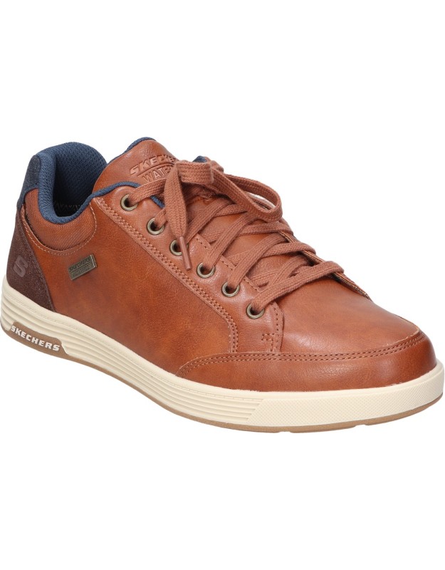 Zapato casual Skechers Cavell Sparkman en color cuero 210944-lug