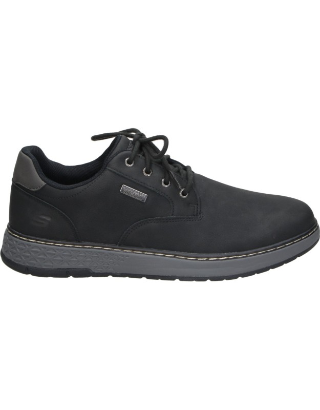 Zapato Waterproof Skechers Relaxed Fit Garlan Pryor negro 205234-blk