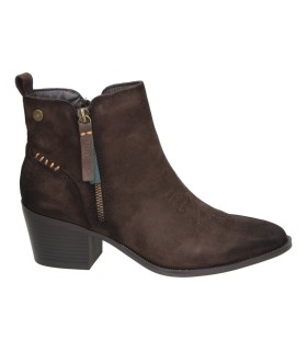 Botines de tacón REFRESH 176156 en marrón para mujer