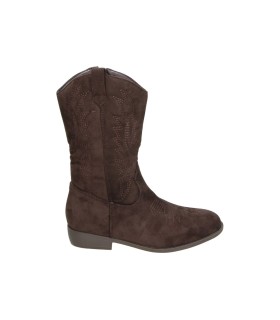 Botas camperas marrones para niña PEKES 1000