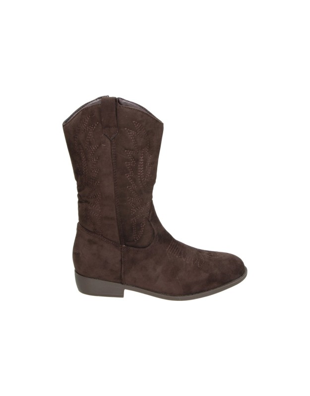 Botas camperas marrones para niña PEKES 1000