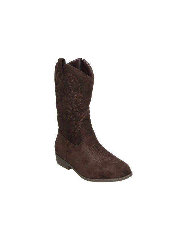 Botas camperas marrones para niña PEKES 1000