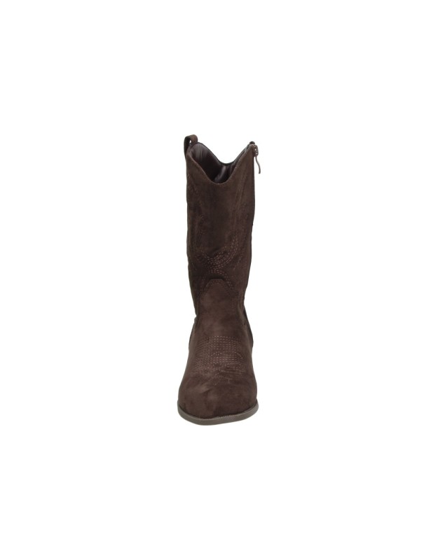 Botas camperas marrones para niña PEKES 1000