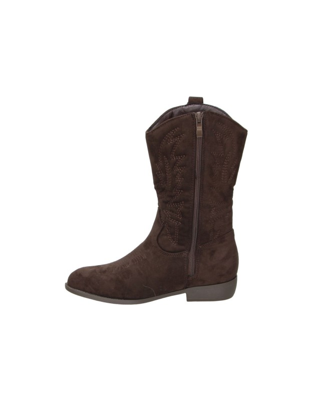 Botas camperas marrones para niña PEKES 1000