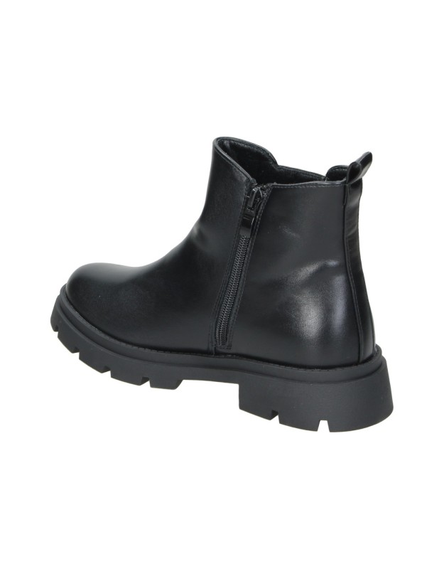 Botines casual JUPIFLY 1003 en color negro para niña