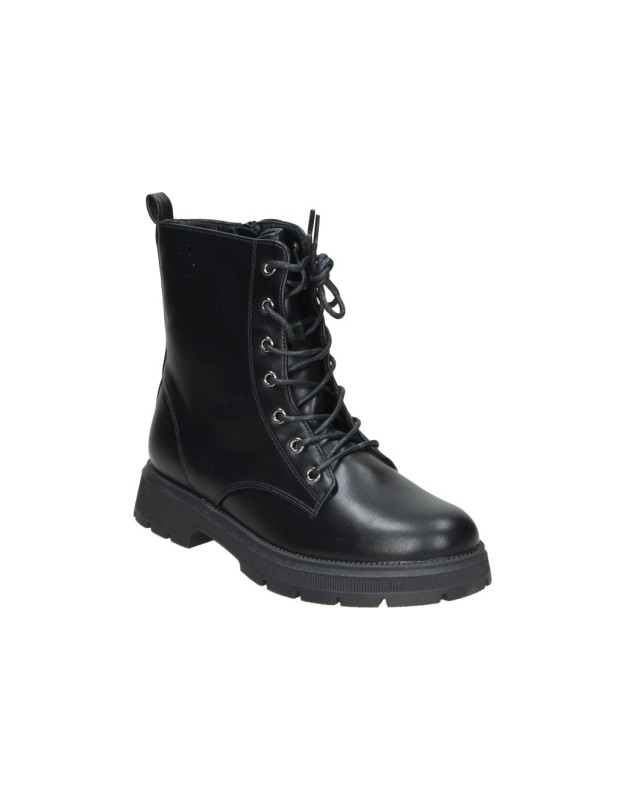 Botas militares JUPIFLY 1004 negras para niña