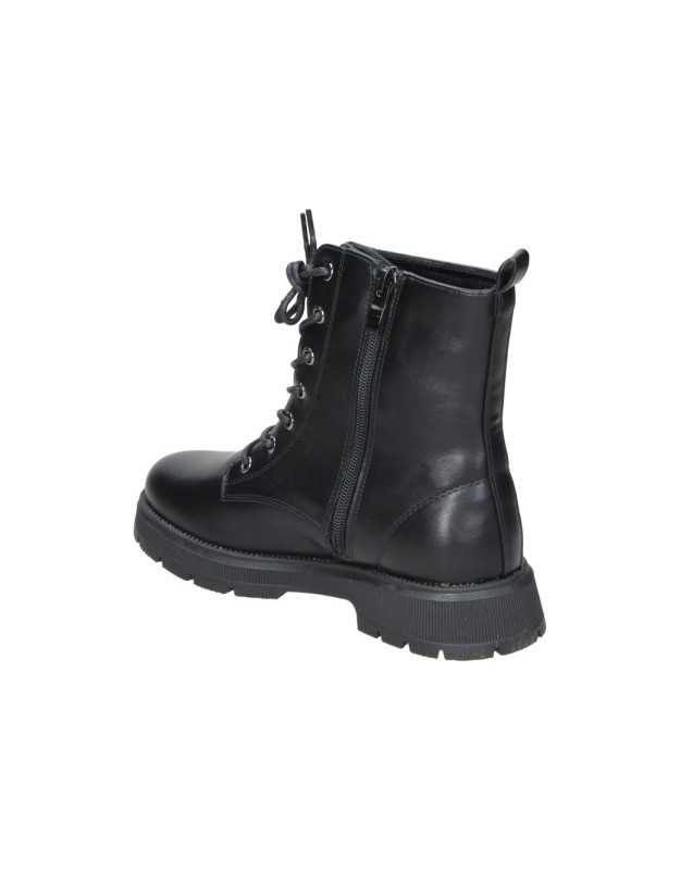 Botas militares JUPIFLY 1004 negras para niña