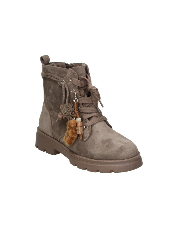 Botines casual JUPIFLY 1030 en taupe para niña