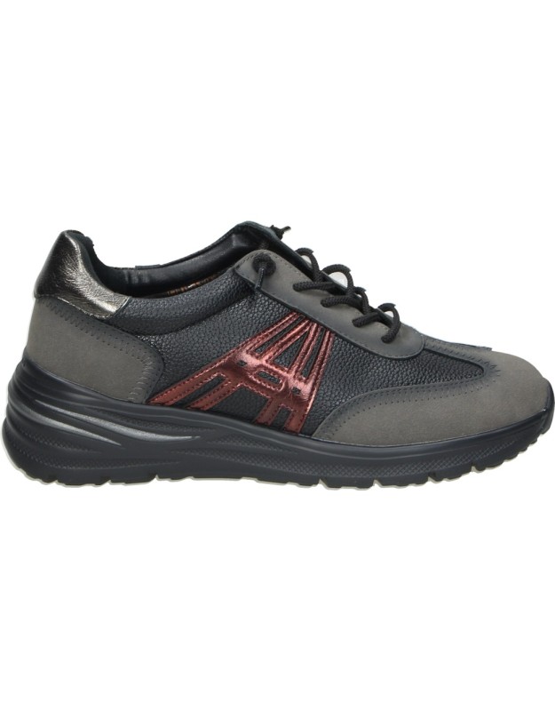 Zapato con cuña AMARPIES AMD31084 en negro para mujer