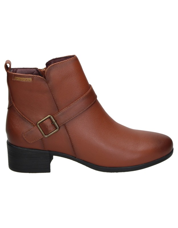 Botines de tacón THE HAPPY MONK Sacra marrones de mujer SACRA-001