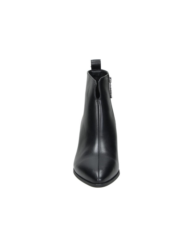 Botines de tacón CHK10 Espino 02 en negro para mujer