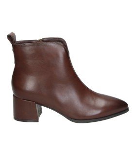 Botines de tacón CHK10 Espino 02 en marrón para mujer