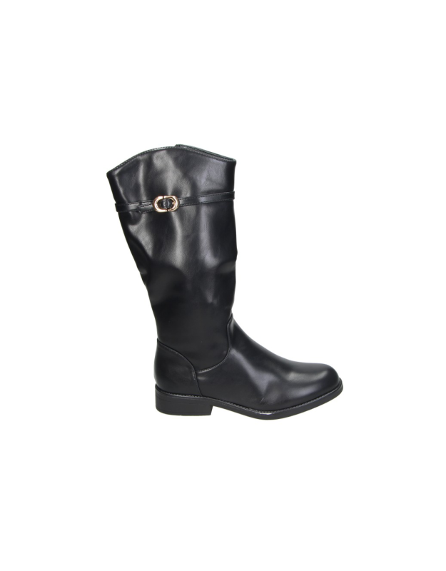 Botas altas negras JUPIFLY 1005 para niña