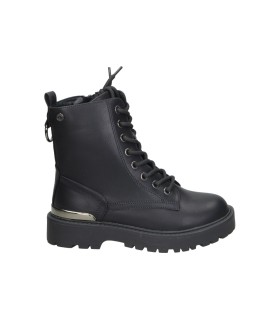 Botas militares veganas XTI KIDS 150583 negras para niña