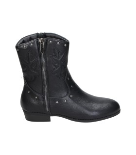 Botines cowboy XTI KIDS 154154 en negro para niña
