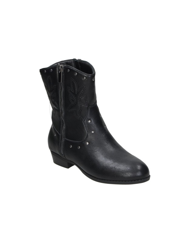 Botines cowboy XTI KIDS 154154 en negro para niña