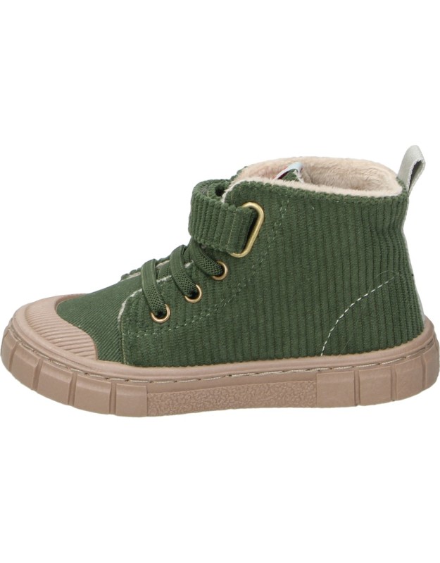 Botines barefoot GARVALIN 251330-b701 en verde para bebé