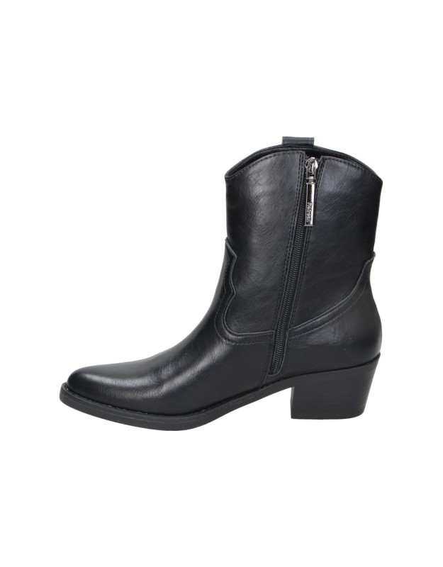 Botines cowboy con tacón REFRESH 176146 en negro