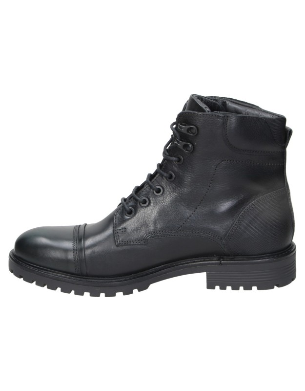 Botas de piel C. TAPIOCA c2401-11 en negro para hombre