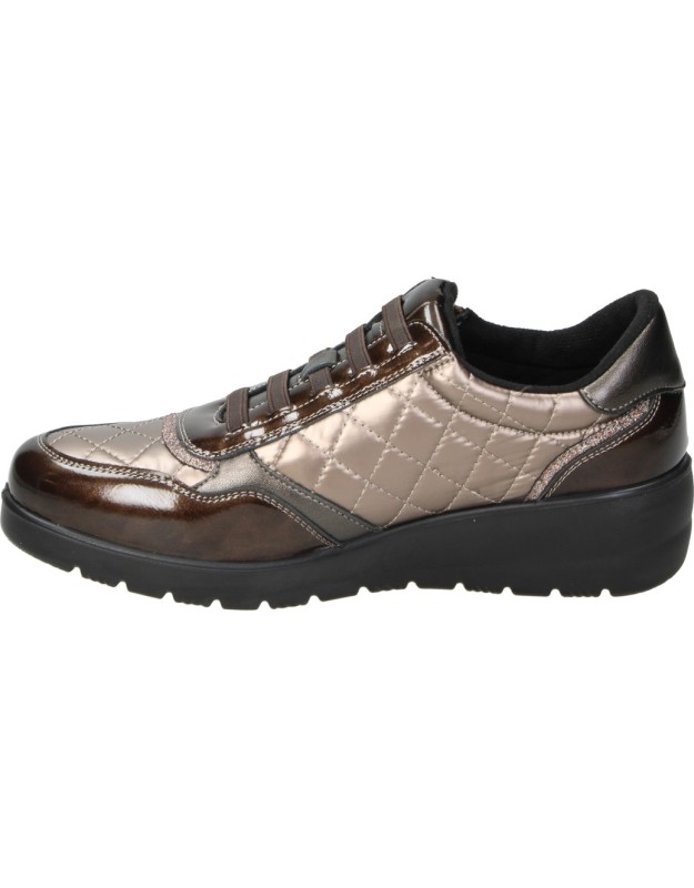 Zapato de cuña DOCTOR CUTILLAS 45415 en marrón para señora