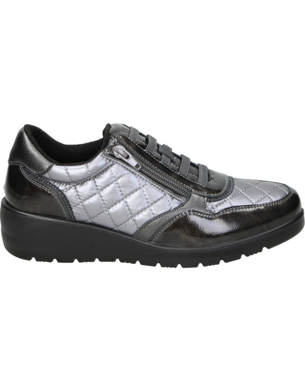 Zapato de cuña DOCTOR CUTILLAS 45415 en gris para señora